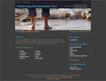 Tablet Screenshot of chattanoogafoot.com